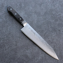  Seisuke SG2 Hammered Gyuto 210mm Gray Pakka wood Handle - Japanny - Best Japanese Knife