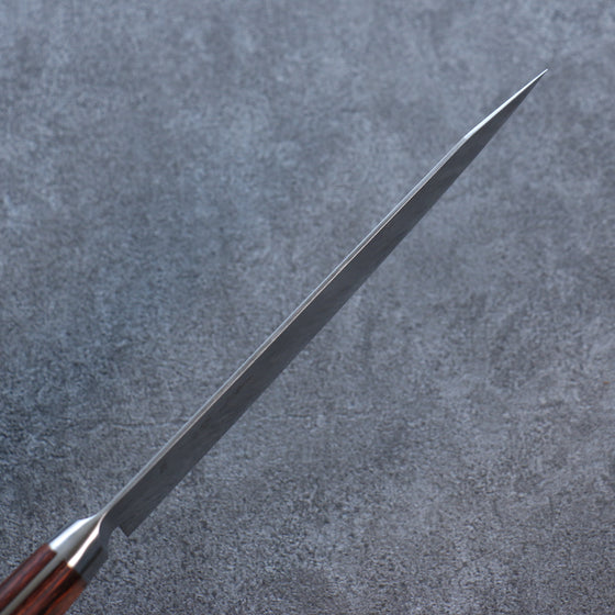 Seisuke SG2 Hammered Kiritsuke Gyuto 210mm Mahogany Handle - Japanny - Best Japanese Knife