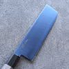 Seisuke SK-85鋼 Ion plating Nakiri 160mm Gray Pakka wood Handle - Japanny - Best Japanese Knife
