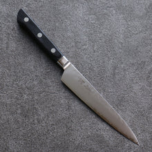  Seisuke VG5 Hammered Kasumitogi Petty-Utility 150mm Black Pakka wood Handle - Japanny - Best Japanese Knife