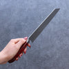 Seisuke VG10 33 Layer Mirrored Finish Damascus Kiritsuke Gyuto 210mm Red Pakka wood Handle - Japanny - Best Japanese Knife