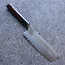  Seisuke White Steel Kasumitogi Nakiri 180mm Rosewood Handle - Japanny - Best Japanese Knife