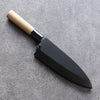 Black Magnolia Sheath for 150mm Deba with Plywood pin Kaneko - Japanny - Best Japanese Knife