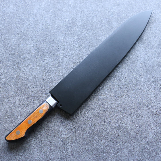 Black Magnolia Sheath for 270mm Gyuto with Plywood pin - Japanny - Best Japanese Knife