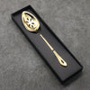 Gestura Gold metal Strainer spoon  235mm - Japanny - Best Japanese Knife