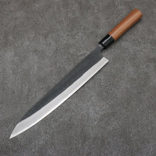  Nao Yamamoto Blue Steel Kurouchi Sujihiki  270mm Walnut Handle - Japanny - Best Japanese Knife