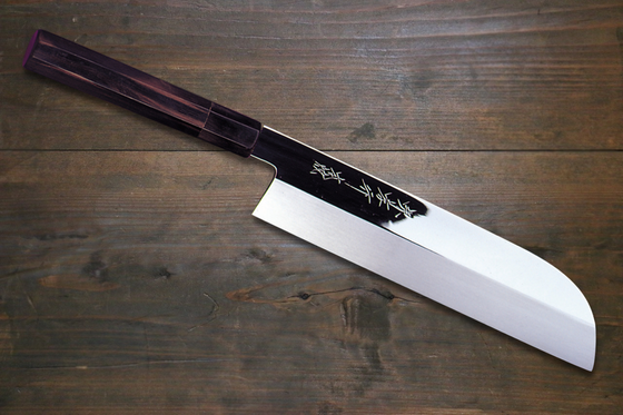 Sakai Takayuki Honyaki Blue Steel No.2 Mirrored Finish Kamagata Usuba - Japanny - Best Japanese Knife