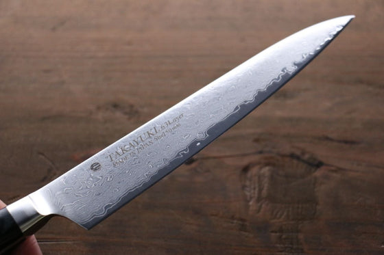 Sakai Takayuki Molybdenum 63 Layer Damascus Petty-Utility 120mm - Japanny - Best Japanese Knife
