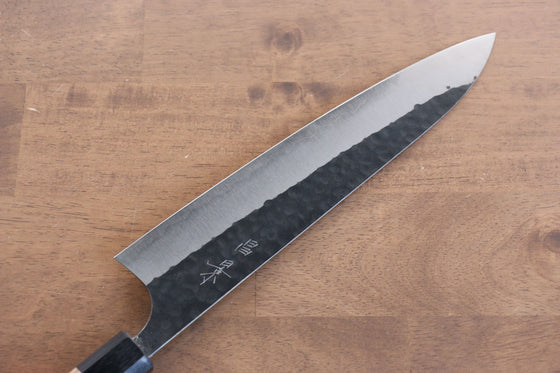 Masakage Koishi Blue Super Black Finished Gyuto 240mm American Cherry Handle - Japanny - Best Japanese Knife