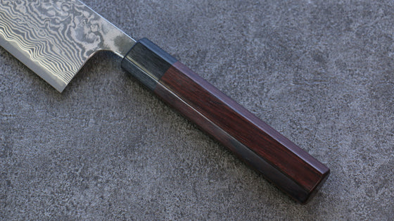 Nao Yamamoto SG2 Black Damascus Gyuto 270mm Shitan Handle - Japanny - Best Japanese Knife