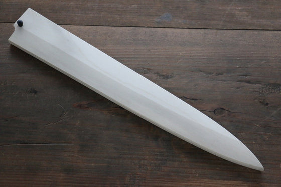 Magnolia Saya Sheath for Yanagiba Sashimi Knife with Plywood Pin - 210mm Kaneko - Japanny - Best Japanese Knife
