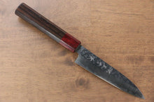  Yu Kurosaki Senko R2/SG2 Hammered Petty-Utility 120mm Shitan Handle - Japanny - Best Japanese Knife