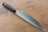 Seisuke PRO-J VG10 Hammered Gyuto 200mm Black Micarta Handle - Japanny - Best Japanese Knife
