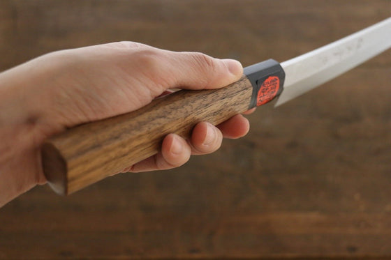 Shigeki Tanaka VG10 Sakimaru Takohiki 300mm Walnut Handle - Japanny - Best Japanese Knife