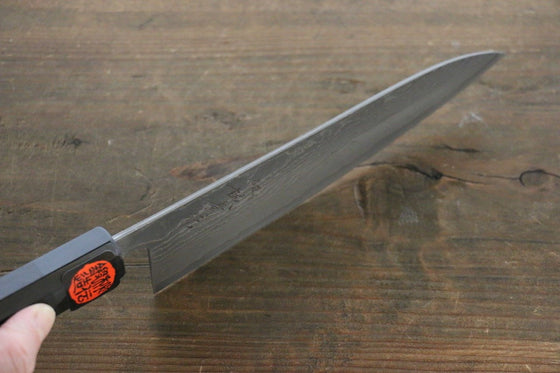 Shigeki Tanaka SG2 Damascus Gyuto 180mm Ebony Wood Handle - Japanny - Best Japanese Knife