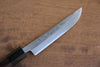 Hideo Kitaoka White Steel No.2 Damascus Matsuba 120mm Shitan Handle - Japanny - Best Japanese Knife