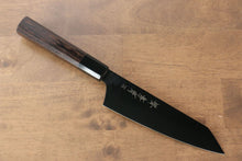  Sakai Takayuki Kurokage VG10 Hammered Teflon Coating Kengata Santoku 160mm Wenge Handle - Japanny - Best Japanese Knife