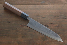  Yoshimi Kato Blue Super Clad Nashiji Petty-Utility Japanese Chef Knife 150mm - Japanny - Best Japanese Knife