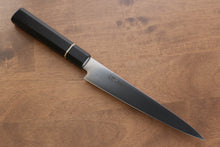  Seisuke Molybdenum Slicer 180mm Black Pakka wood Handle - Japanny - Best Japanese Knife