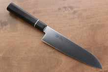  Seisuke Molybdenum Santoku 180mm Black Pakka wood Handle - Japanny - Best Japanese Knife