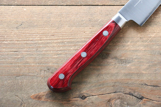 Takamura Knives SG2 Petty-Utility 130mm with Red Pakka wood Handle - Japanny - Best Japanese Knife