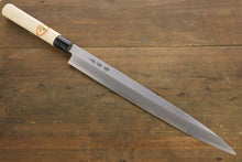  Sakai Takayuki Kasumi White Steel Yanagiba Magnolia Handle - Japanny - Best Japanese Knife