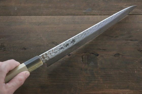 Sakai Takayuki AUS10 45 Layer Damascus Sujihiki 240mm Magnolia Handle - Japanny - Best Japanese Knife
