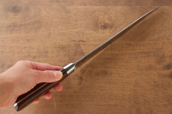 Iseya Molybdenum Gyuto 180mm Mahogany Pakka wood Handle - Japanny - Best Japanese Knife