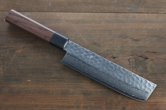 Seisuke AUS10 Nakiri 165mm Shitan Handle - Japanny - Best Japanese Knife
