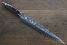  Yu Kurosaki Shizuku R2/SG2 Hammered Sujihiki Japanese Chef Knife 270mm with Iron Wood Handle - Japanny - Best Japanese Knife