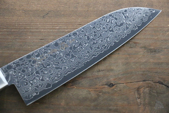 Sakai Takayuki AUS10 45 Layer Mirrored Finish Damascus Santoku 170mm - Japanny - Best Japanese Knife