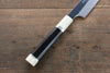 Sakai Takayuki Hien Silver Steel No.3 Mirrored Finish Kiritsuke Yanagiba 270mm Ebony with Double Ring Handle with Sheath - Japanny - Best Japanese Knife