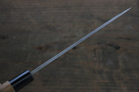 Seisuke Blue Steel No.2 Nashiji Petty-Utility 135mm Chestnut Handle - Japanny - Best Japanese Knife