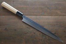  Sukenari Blue Steel No.2 Hongasumi Yanagiba Magnolia Handle - Japanny - Best Japanese Knife