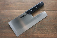  Sakai Takayuki [Left Handed] INOX Molybdenum Soba 270mm Black Pakka wood Handle - Japanny - Best Japanese Knife
