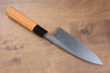 Sakai Takayuki Hakugin INOX Mirrored Finish Deba 150mm Yew tree Handle - Japanny - Best Japanese Knife