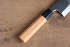 Sakai Takayuki Hakugin INOX Mirrored Finish Deba 180mm Yew tree Handle - Japanny - Best Japanese Knife