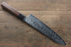 Seisuke AUS10 Damascus Gyuto 210mm Shitan Handle - Japanny - Best Japanese Knife