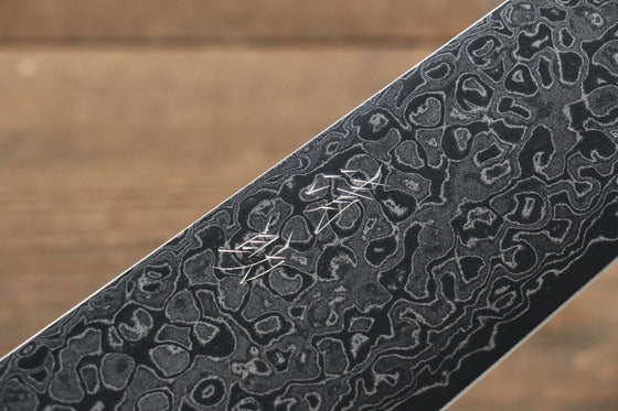 Seisuke AUS10 Damascus Gyuto 240mm Shitan Handle - Japanny - Best Japanese Knife