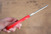 Stainless Steel Kitchen Scissors  Red Plastic Handle - Japanny - Best Japanese Knife