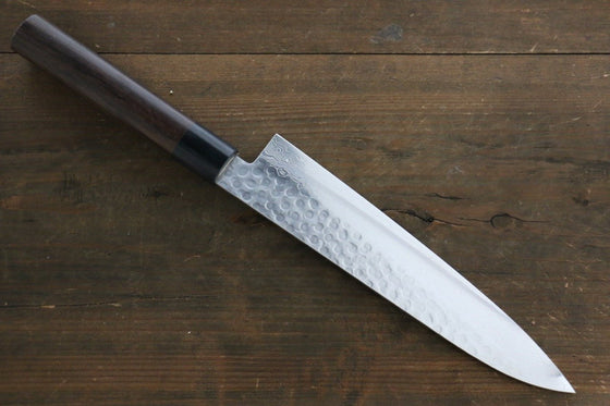 Sakai Takayuki AUS10 45 Layer Damascus Gyuto 210mm Shitan Handle - Japanny - Best Japanese Knife