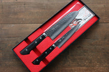  Seisuke VG1 Japanese Santoku & Petty mm Pakka wood Handle - Japanny - Best Japanese Knife