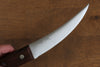 Seisuke Sanzoku Japanese Steel Butcher(Small) 150mm Shitan Handle - Japanny - Best Japanese Knife
