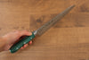 Sakai Takayuki VG10 17 Layer Damascus Gyuto 210mm Green Pakka wood Handle - Japanny - Best Japanese Knife