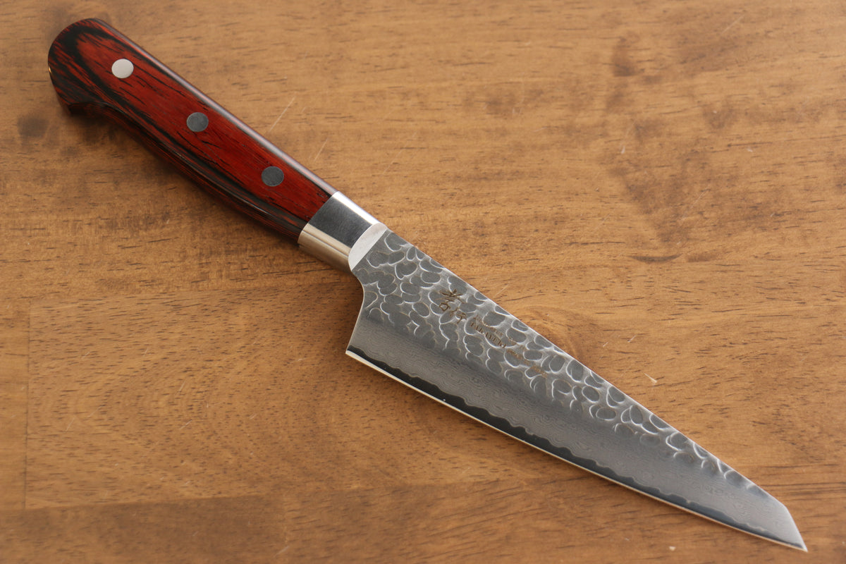 Sakai Takayuki VG10 33 Layer Damascus Butcher 210mm Mahogany Pakka woo –  Japanny x Seisuke Knife