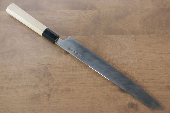 Choyo Silver Steel No.3 Mirrored Finish Kengata Yanagiba 270mm Magnolia Handle - Japanny - Best Japanese Knife