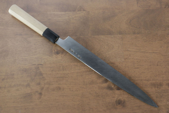 Choyo Silver Steel No.3 Mirrored Finish Yanagiba 270mm Magnolia Handle - Japanny - Best Japanese Knife