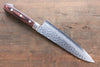Seisuke VG10 17 Layer Damascus Gyuto 180mm Mahogany Handle - Japanny - Best Japanese Knife