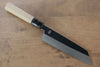 Choyo Silver Steel No.3 Mirrored Finish Kiritsuke Santoku 180mm Magnolia Handle - Japanny - Best Japanese Knife
