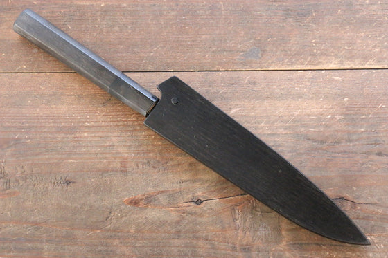 Yoshimi Kato SG2 Damascus Petty-Utility 150mm with Lacquered Handle with Saya - Japanny - Best Japanese Knife